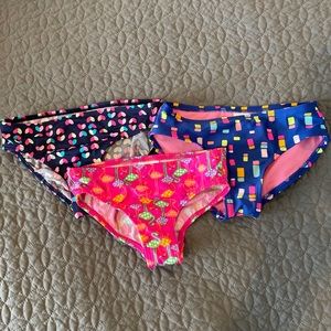 Lands End Girls Bathing Suit Bottoms size 6/6x